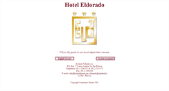 Desktop Screenshot of hoteleldorado.net